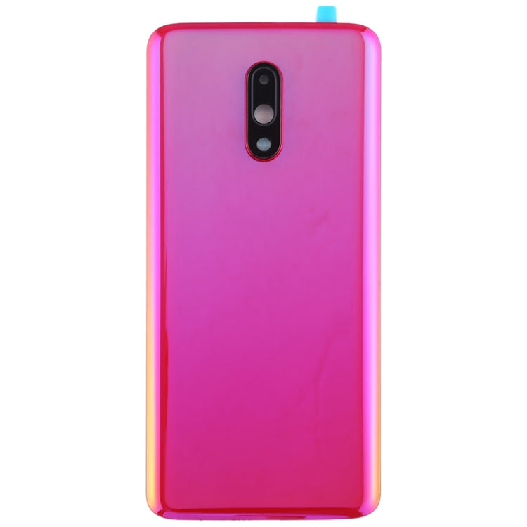 Tapa Trasera de Batería Original con Tapa de Lente de Cámara Para OnePlus 7 (Rojo)