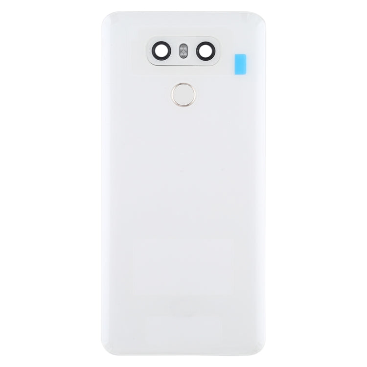 Battery Back Cover with Camera Lens and Fingerprint Sensor for LG G6 / H870 / H870DS / H872 / LS993 / VS998 / US997 (White)