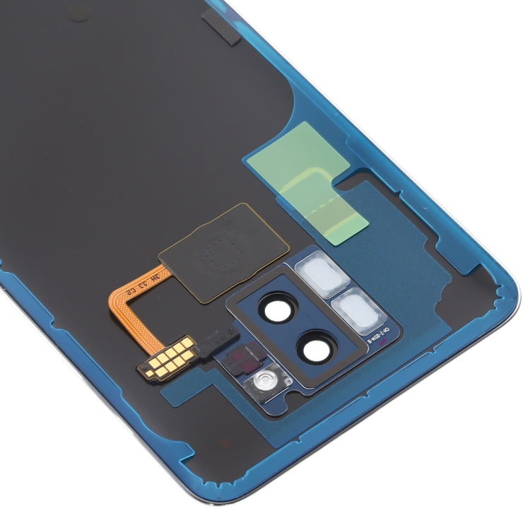 Coque arrière de batterie avec objectif d'appareil photo et capteur d'empreintes digitales pour LG G7 ThinQ / G710 / G710EM / G710PM / G710VMP (Argent)