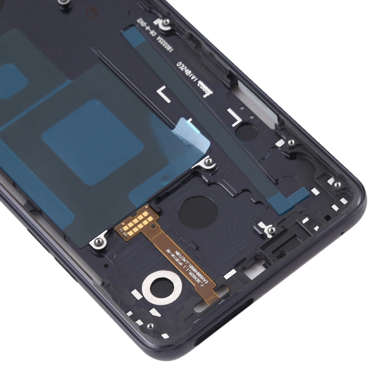 Placa de Bisel de Marco LCD de Carcasa Frontal LG G7 ThinQ / G710 (Negro)