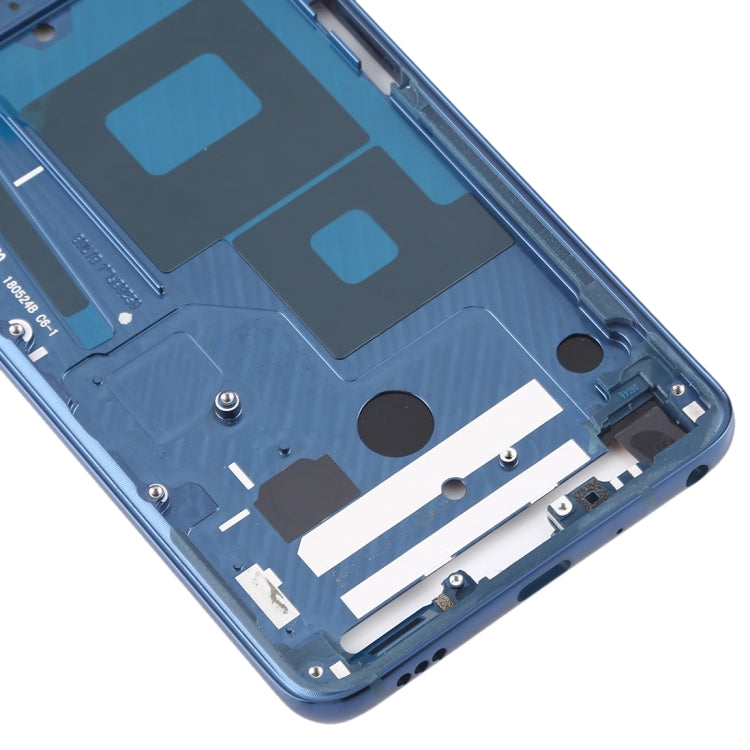 Placa de Bisel de Marco LCD de Carcasa Frontal LG G7 ThinQ / G710 (Azul)