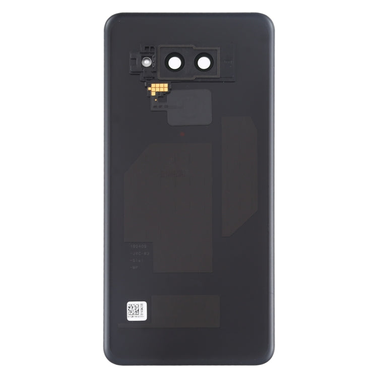 Battery Back Cover with Camera Lens and Fingerprint Sensor for LG G8 ThinQ / LMG820QM7 LM-G820UMB LMG820UM1 (US Version) (Black)