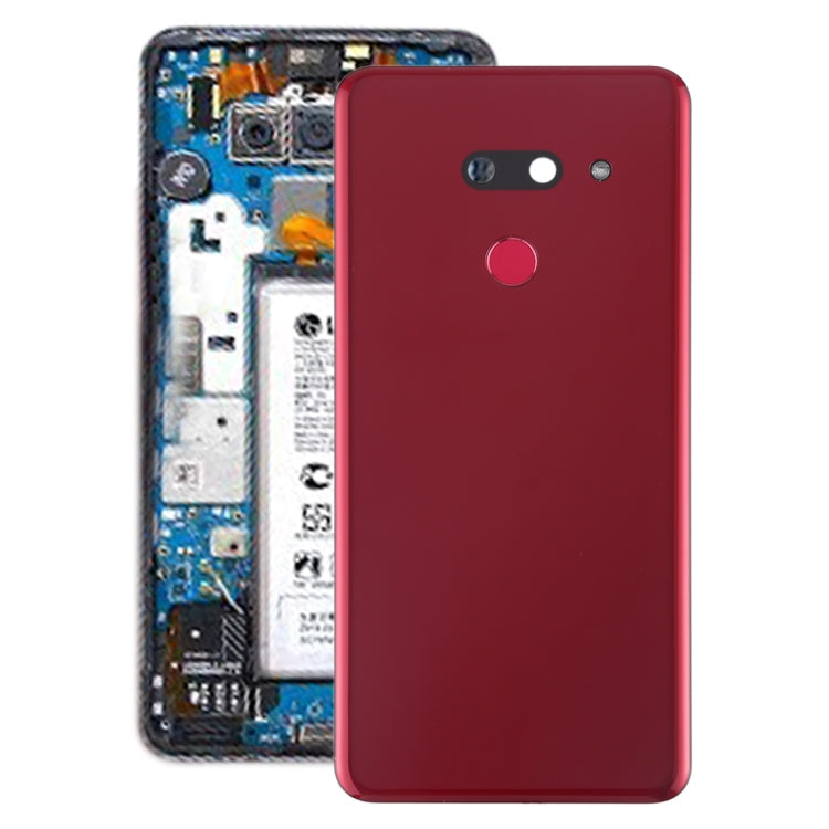 Tapa Trasera de Batería con Lente de Cámara y Sensor de Huellas Dactilares LG G8 ThinQ / LMG820QM7 LM-G820UMB LMG820UM1 (Versión US) (Rojo)