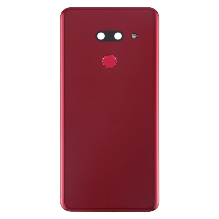 Battery Back Cover with Camera Lens and Fingerprint Sensor for LG G8 ThinQ / LMG820QM7 LM-G820UMB LMG820UM1 (US Version) (Red)