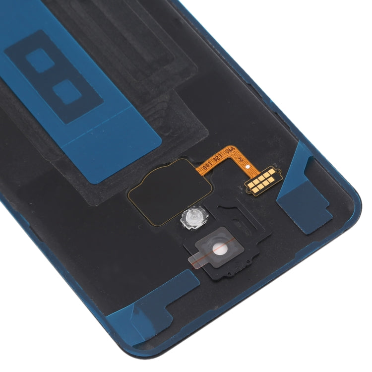 Coque arrière de batterie avec objectif d'appareil photo et capteur d'empreintes digitales pour LG Stylo 4 / Q710 / Q710MS / Q710CS / L713DL (Noir)