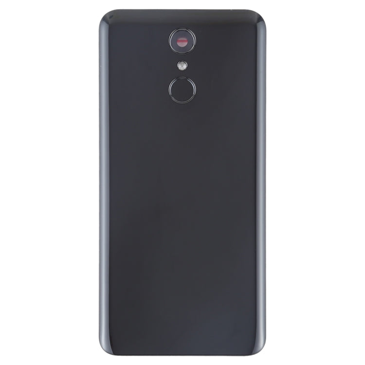 Rear Battery Cover with Camera Lens and Fingerprint Sensor for LG Q7 / Q7 + (Black)
