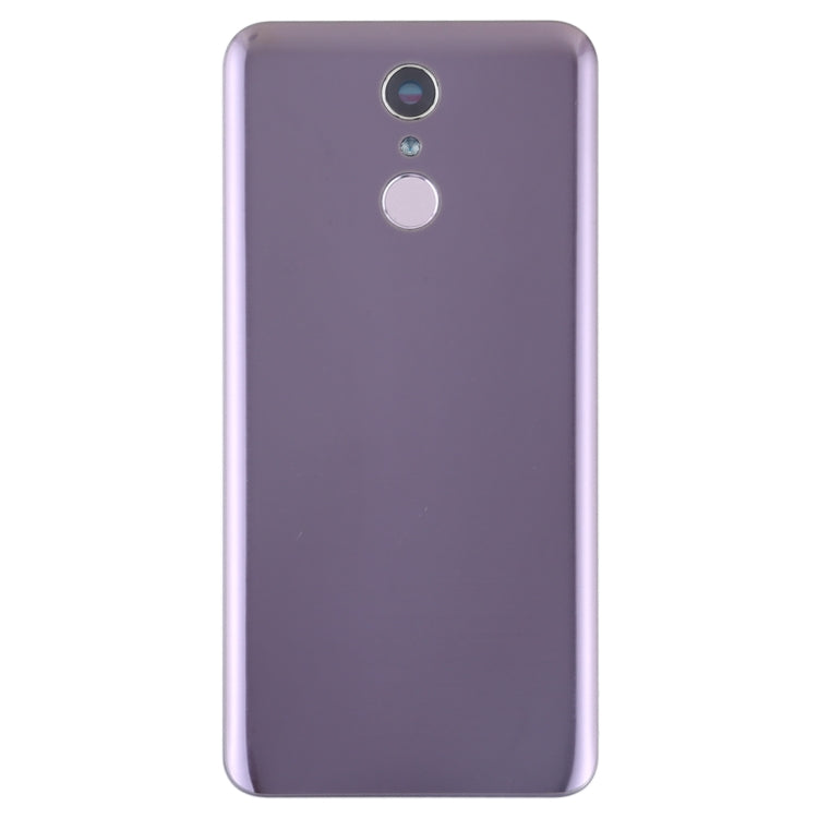 Battery Back Cover with Camera Lens and Fingerprint Sensor for LG Q7 / Q7+ (Purple)