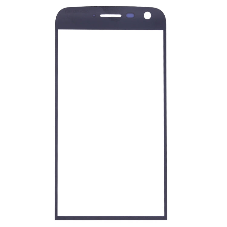 Lentille extérieure en verre de l'écran avant du LG G5 (noir)