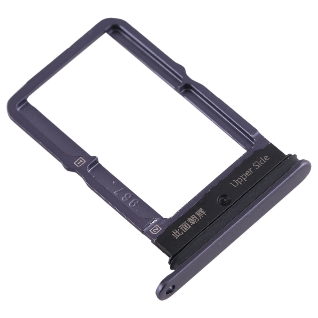 Dual SIM Holder Tray Vivo S5 Black