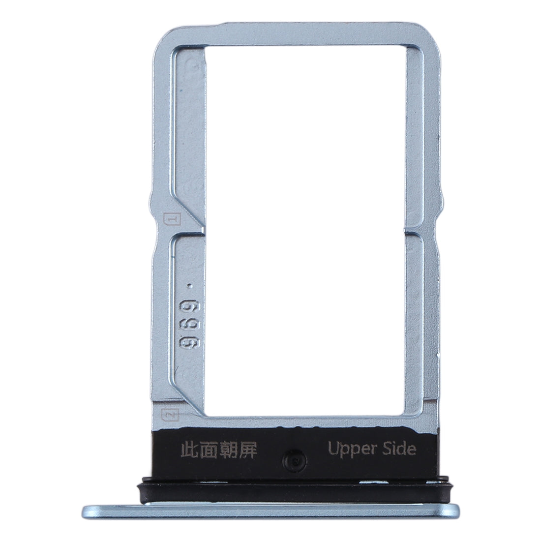 Dual SIM Holder Tray Vivo S5 Gray