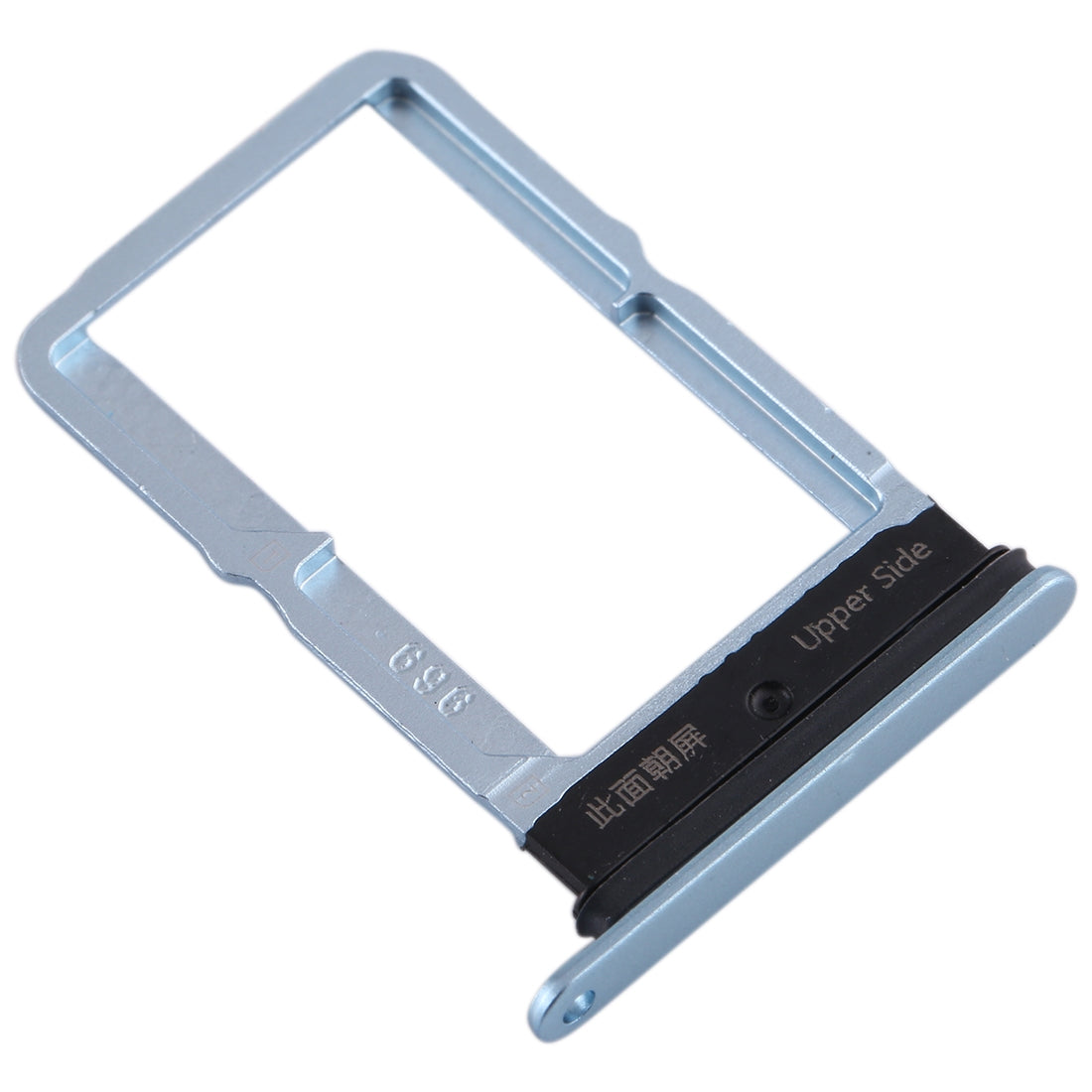 Dual SIM Holder Tray Vivo S5 Gray
