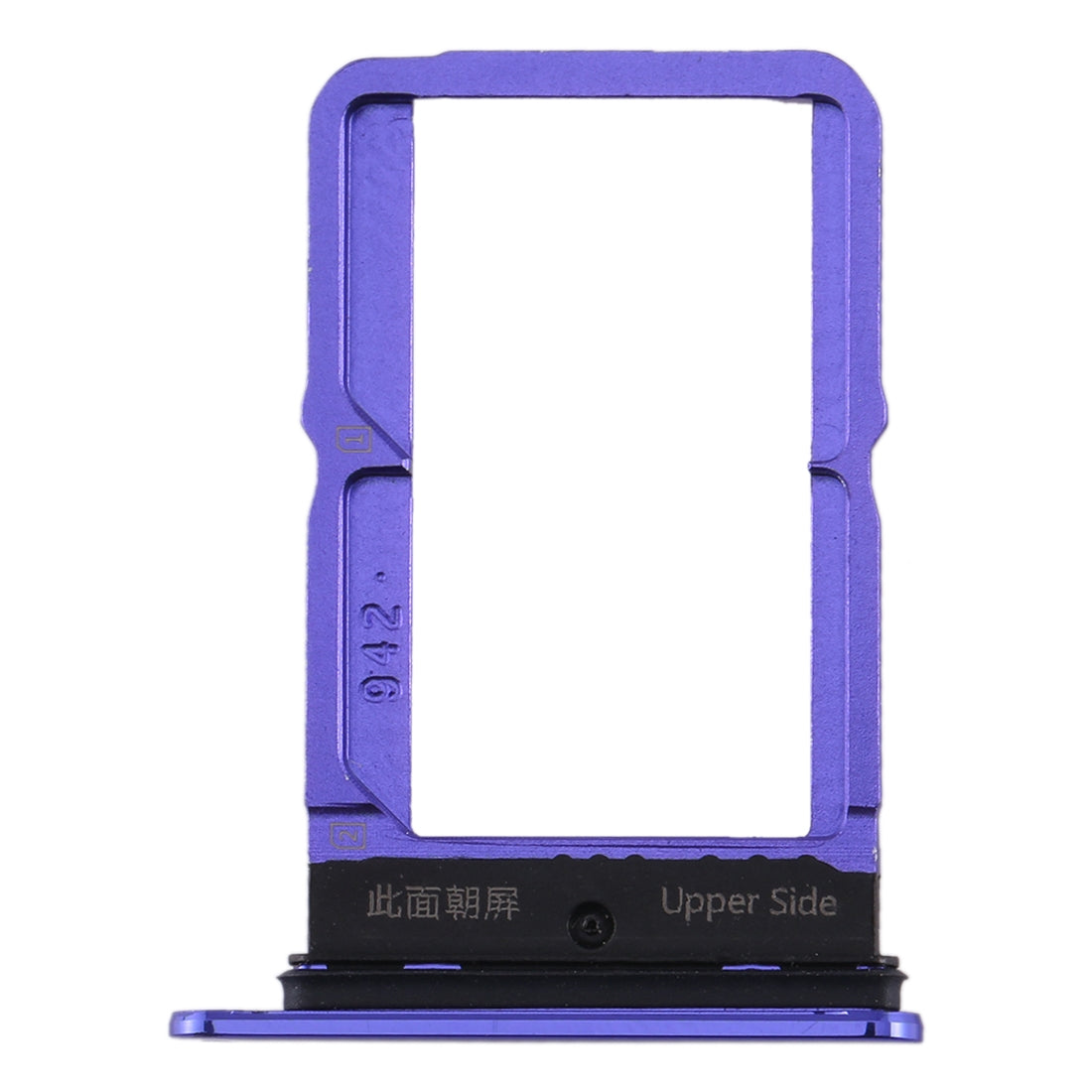 Dual SIM Holder Tray Vivo S5 Blue