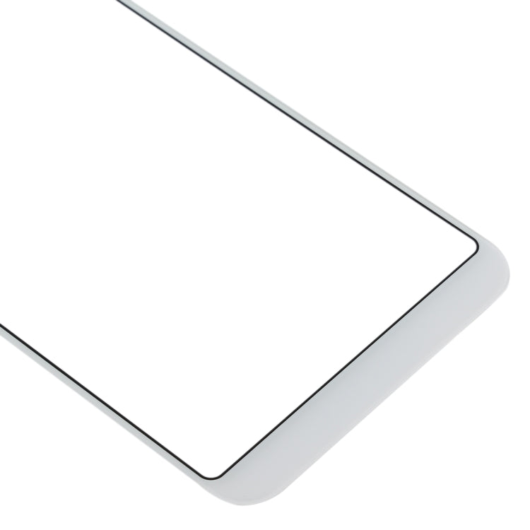 Lentille en verre extérieure de l'écran avant pour Asus Zenfone Max Pro (M1) ZB601KL / ZB602KL X00TD (Blanc)