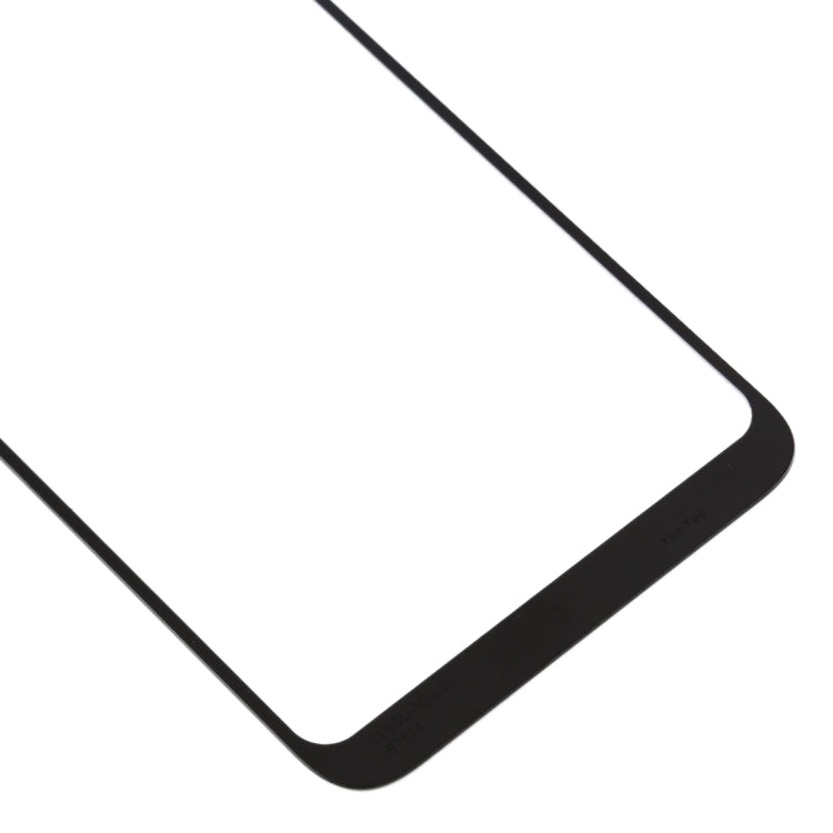 Lentille en verre extérieure de l'écran avant pour Asus Zenfone Max (M2) ZB633KL / ZB632KL X01AD (Noir)