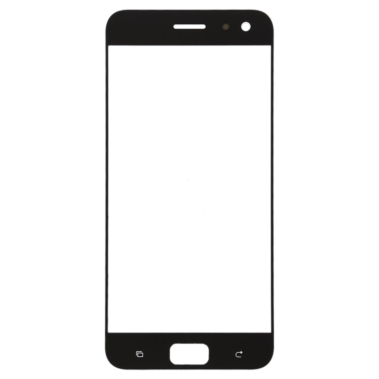 Lentille en verre extérieure de l'écran avant pour Asus Zenfone 4 Pro ZS551KL / Z01GD (Noir)