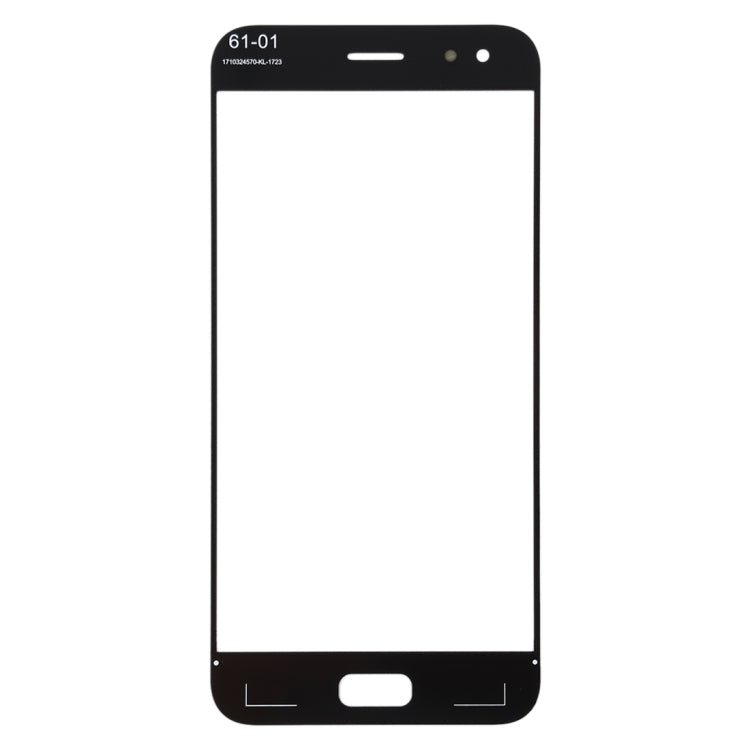 Lentille en verre extérieure de l'écran avant pour Asus Zenfone 4 ZE554KL / Z01KD (Noir)