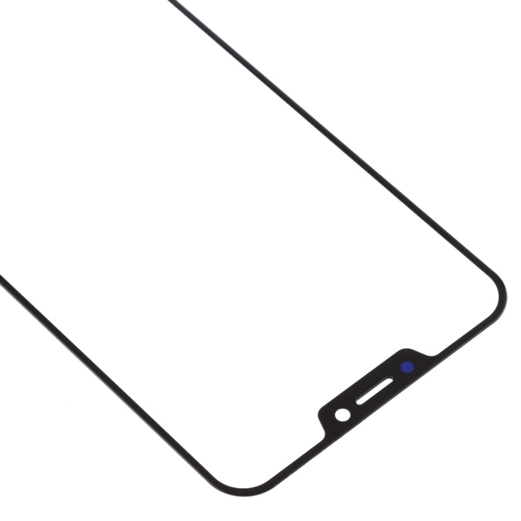 Lentille en verre extérieure de l'écran avant pour Asus Zenfone 5 ZE620KL / Zenfone 5z ZS620KL (Noir)