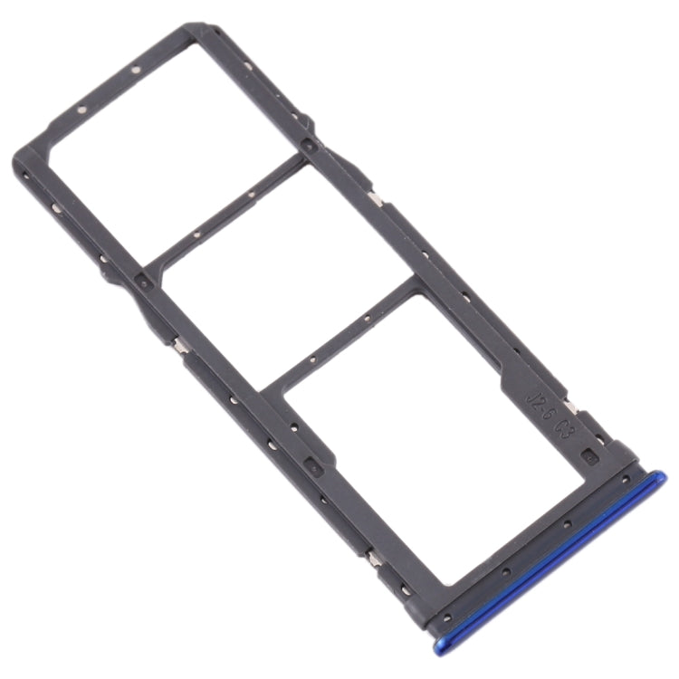 SIM Card Tray + SIM Card Tray + Micro SD Card Tray for Xiaomi Redmi Note 8 (Blue)