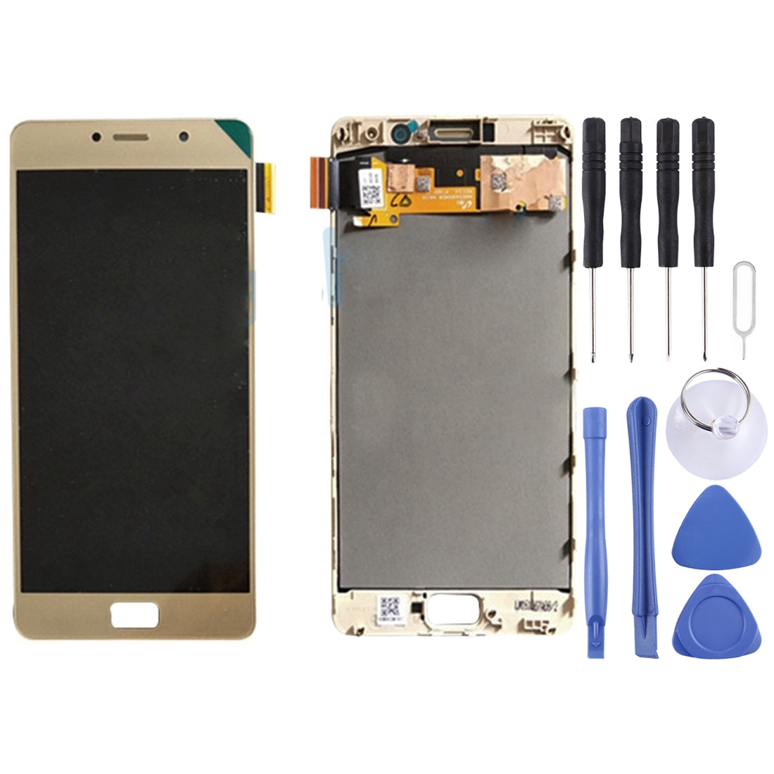 Full Screen LCD + Touch + Frame Lenovo Vibe P2 P2a42 P2c72 Gold
