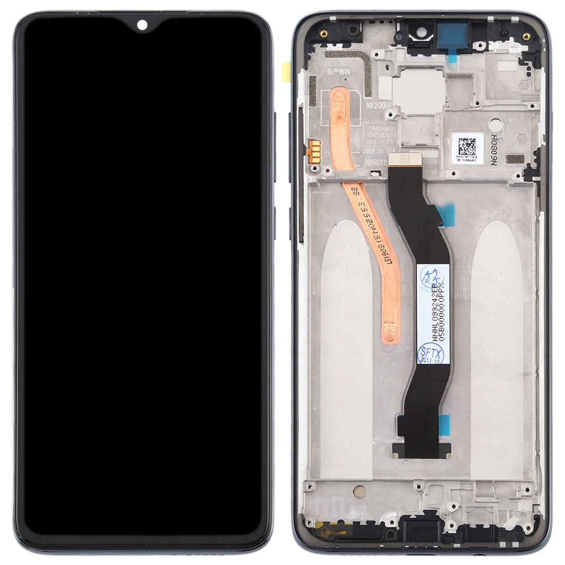 Ecran Complet pour Xiaomi Redmi Note 8 Pro Noir