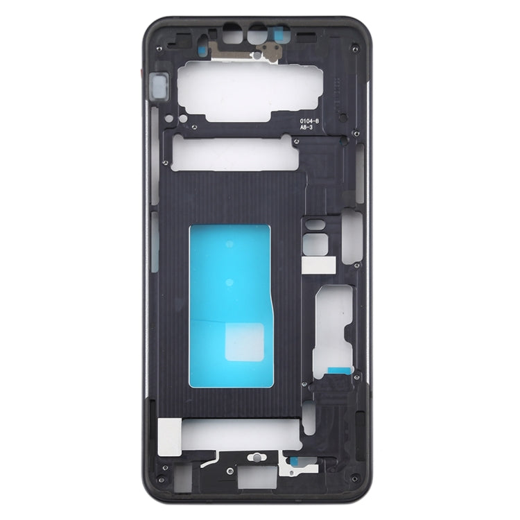 LG G8 ThinQ Front Housing LCD Frame Bezel Plate (Black)