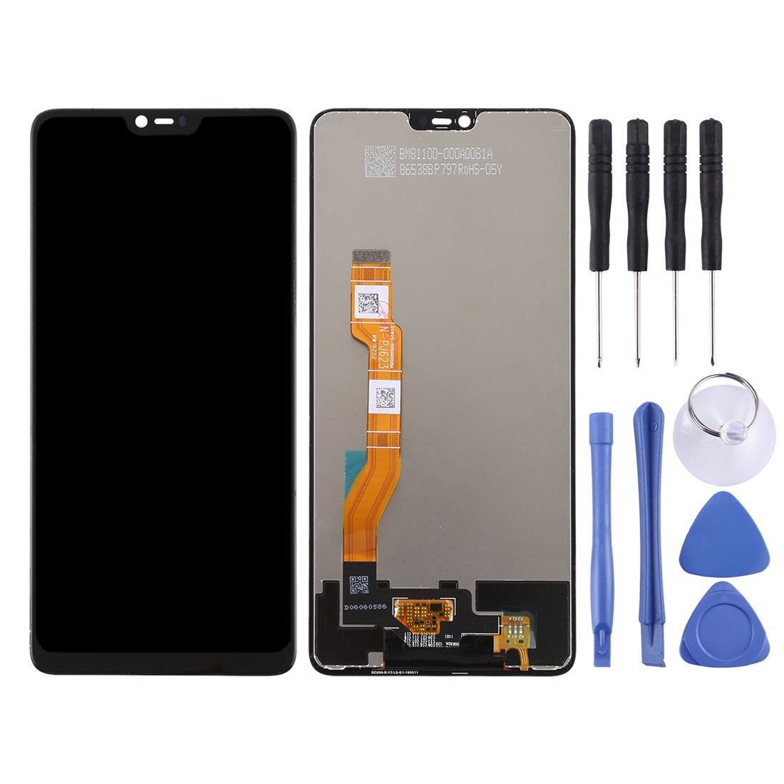 LCD Screen + Digitizer Touch Oppo F7 A3 Black