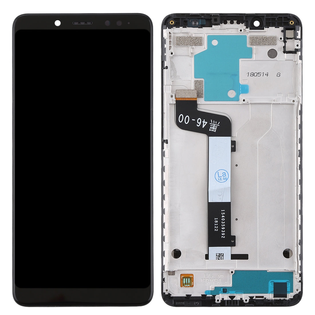 Pantalla Completa LCD + Tactil + Marco Xiaomi Redmi Note 5 Note 5 Pro Negro