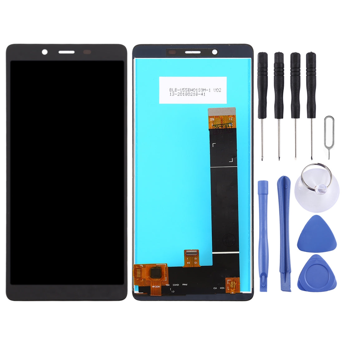 LCD Screen + Digitizer Touch Nokia 1 Plus Black