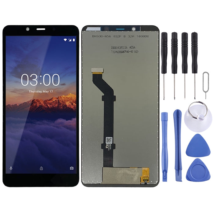 LCD Screen + Digitizer Touch Nokia 3.1 Plus Black