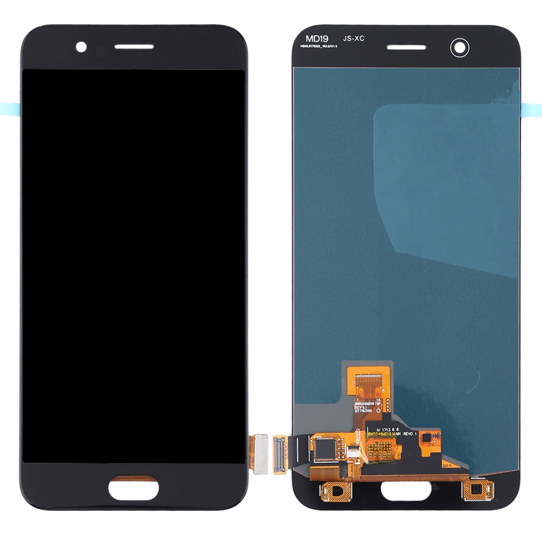 LCD Screen + Touch Digitizer (Oled Version) Oppo R11 Black