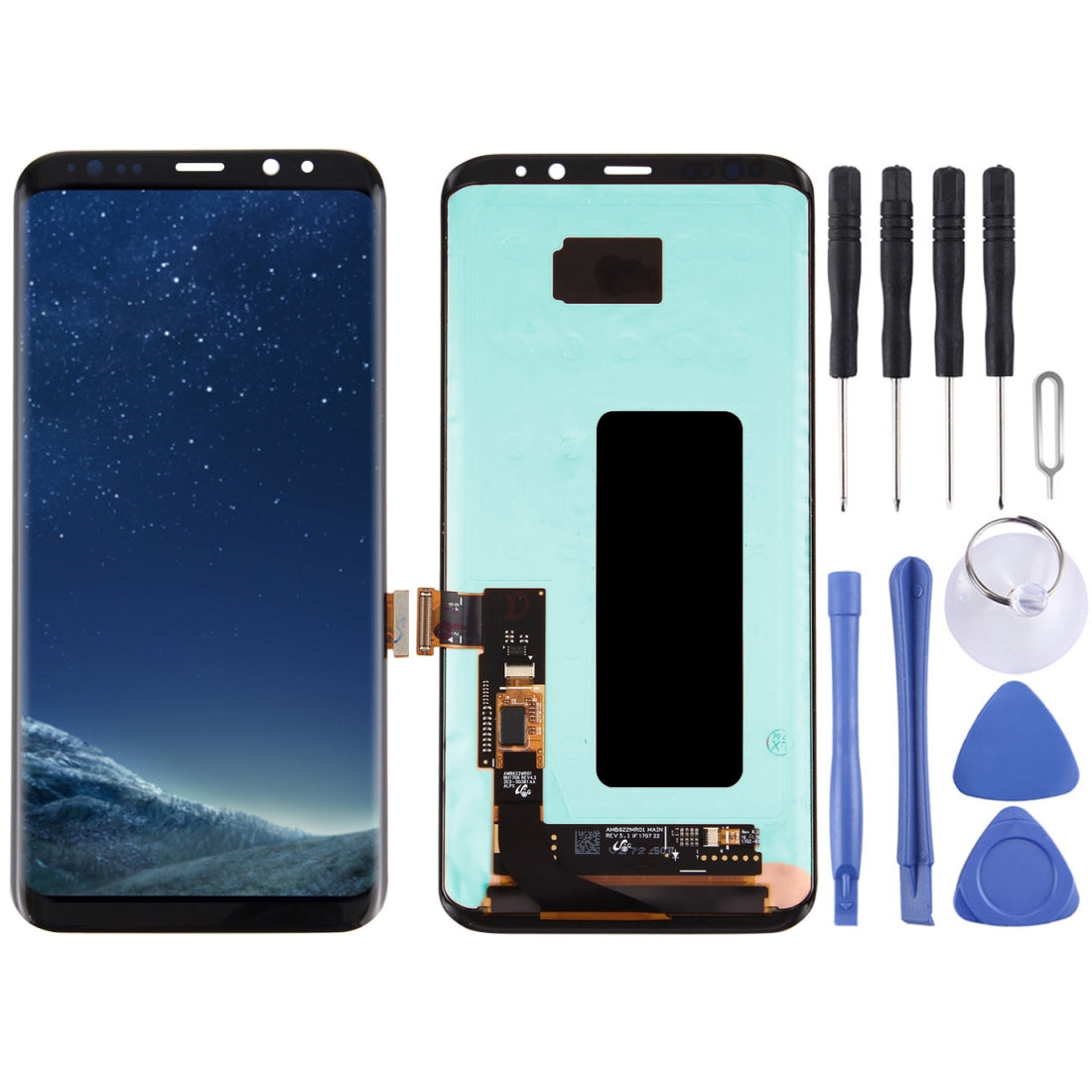 Ecran LCD + Vitre Tactile Samsung Galaxy S8+ Plus G955 Noir