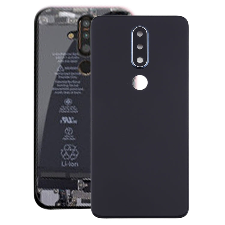 Battery Back Cover with Camera Lens for Nokia X6 (2018) / 6.1 Plus TA-1099 TA-1103 (Blue)