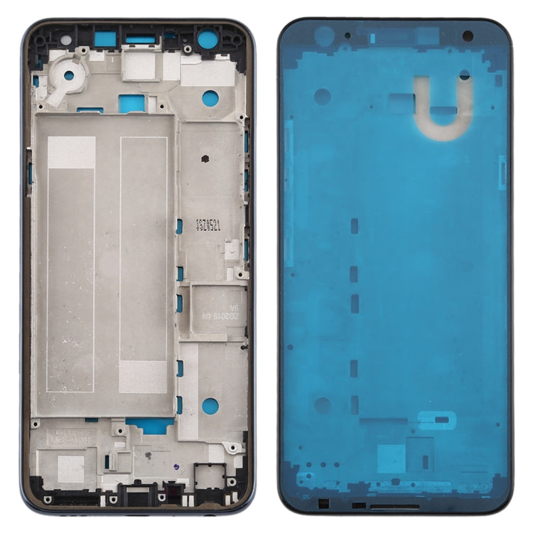 Boîtier avant LCD Frame Bezel Plate LG K40 / K12 + K12 Plus / X4 2019 X420EM X420BMW X420EMW X420HM X420 X420N (Version SIM unique) (Bleu)