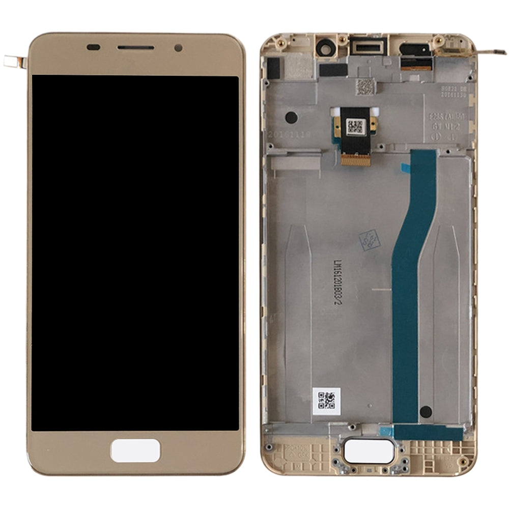 Full Screen LCD + Touch + Frame Asus Zenfone 3S Max ZC521TL X00GD Gold