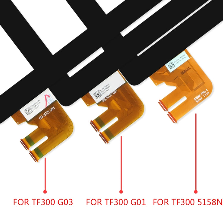 Panel Táctil Para Asus TF300 69.10I21.G03 (Negro)