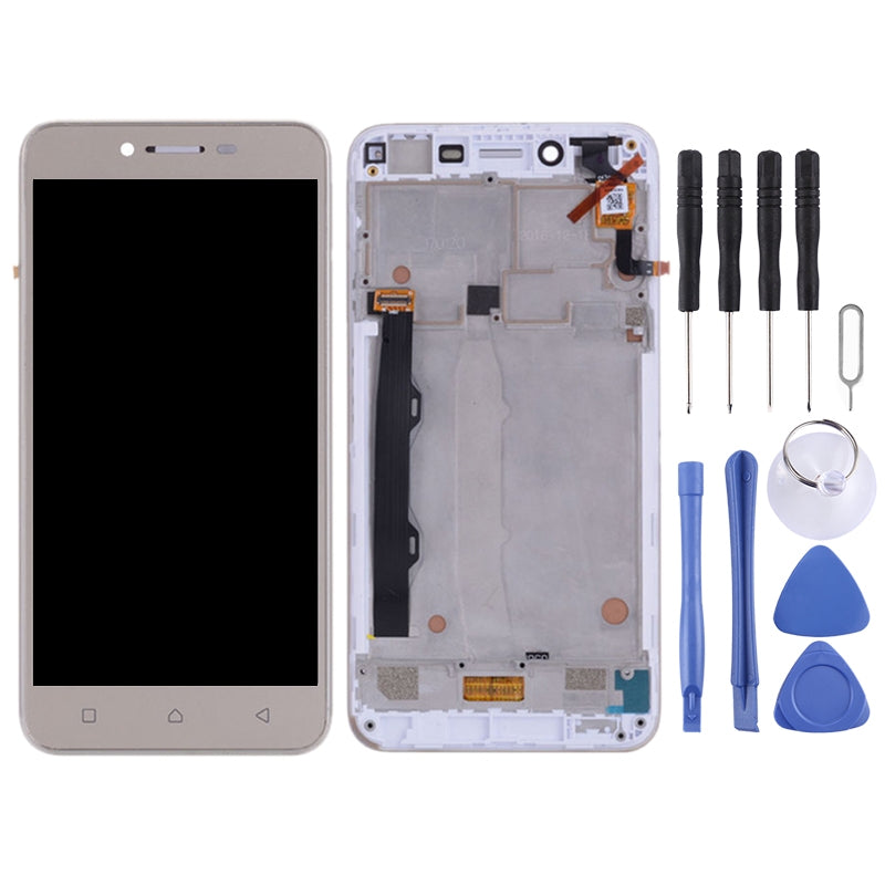 LCD Screen + Touch + Frame Lenovo Vibe K5 Plus A6020A46 A6020l36 Gold