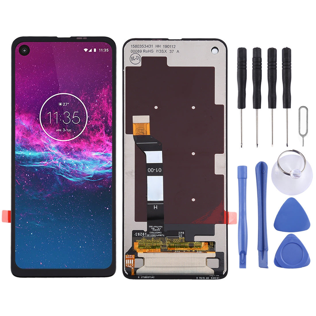LCD Screen + Touch Digitizer Motorola One Action