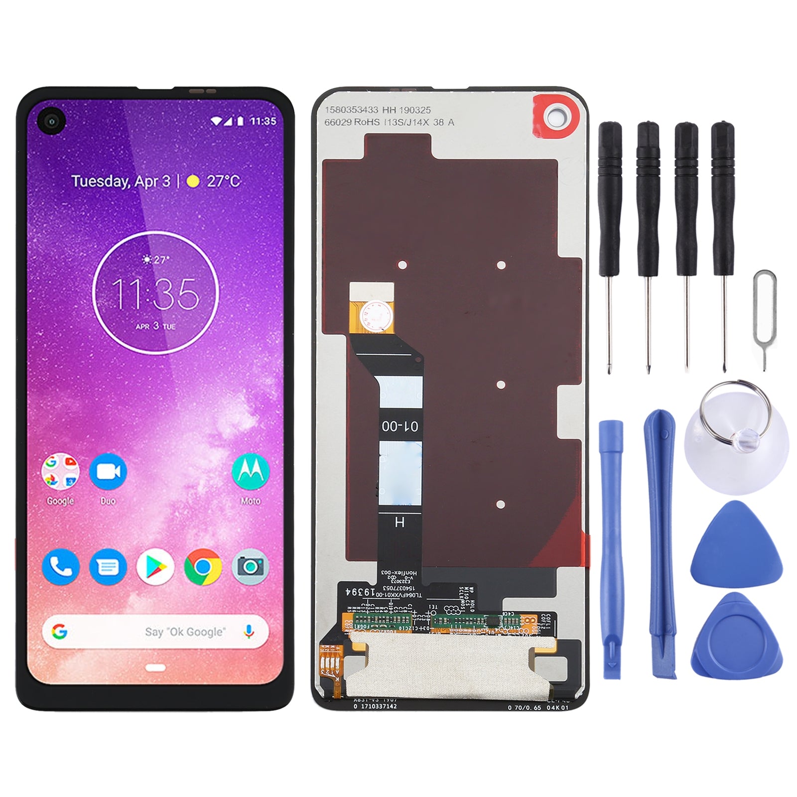 LCD Screen + Touch Digitizer Motorola One Vision