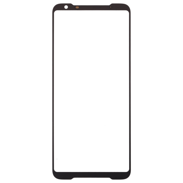 Front Screen Outer Glass Lens for Asus Rog Phone II ZS660KL (Black)