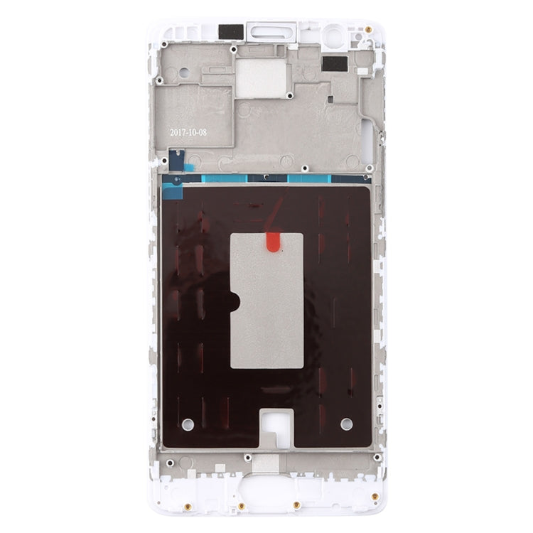 Plaque de cadre LCD du boîtier avant pour OnePlus 3 / 3T / A3003 / A3000 / A3100 (Blanc)