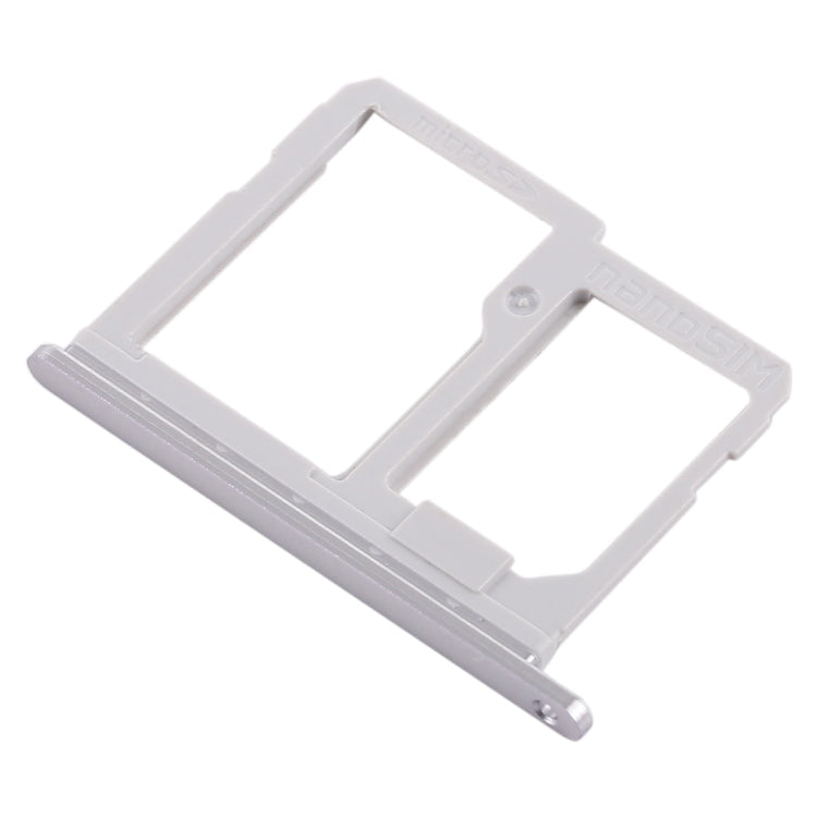 SIM Card Tray + Micro SD Card Tray for LG Q6 / M700 / M700N / G6 Mini (Silver)