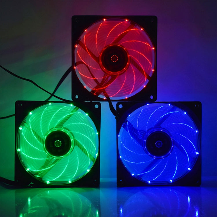 9 Inch 3Pin Computer Cooling Fan with Light Random Color Delivery. (Blue)