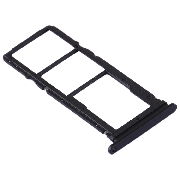 SIM Card Tray + SIM Card Tray + Micro SD Card Tray for Huawei P40 Lite E / Enjoy 10 (Black)