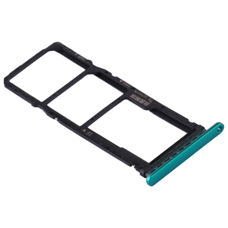 Tiroir Carte SIM + Tiroir Carte SIM + Tiroir Carte Micro SD pour Huawei P40 Lite E / Enjoy 10 (Vert)