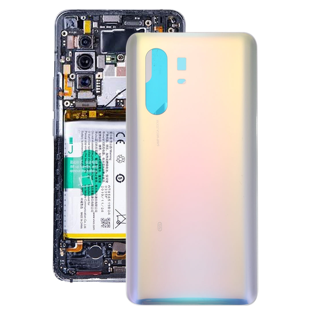 Battery Cover Back Cover Vivo X30 Pro 5G Silver