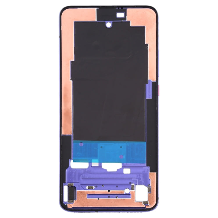 Placa de Bisel de Marco LCD de Carcasa Frontal con Teclas Laterales Para Xiaomi Redmi K30 Pro (Morado)