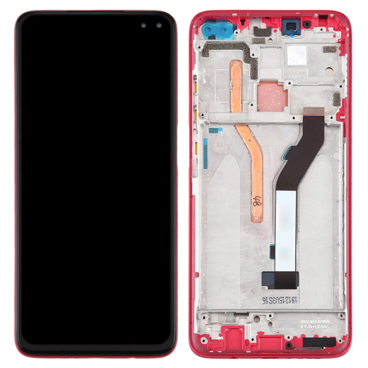 LCD Screen and Digitizer Full Assembly with Frame for Xiaomi Redmi K30 4G Version (Red)