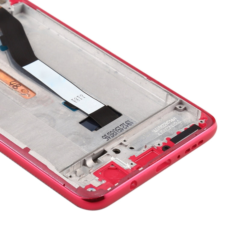 LCD Screen and Digitizer Full Assembly with Frame for Xiaomi Redmi K30 4G Version (Red)