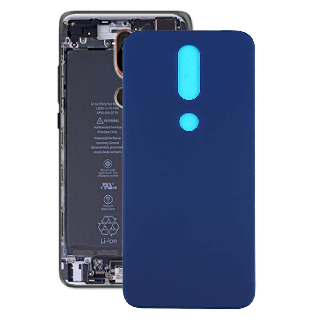 Cache Batterie Coque Arrière Nokia 4.2 Bleu