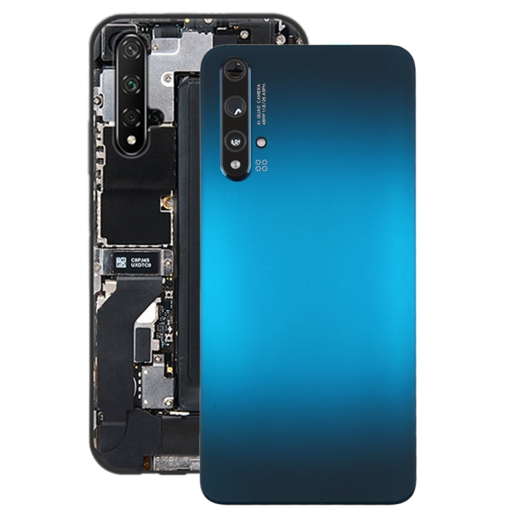 Couvercle arrière de batterie d'origine avec couvercle d'objectif d'appareil photo pour Huawei Nova 5T (vert)